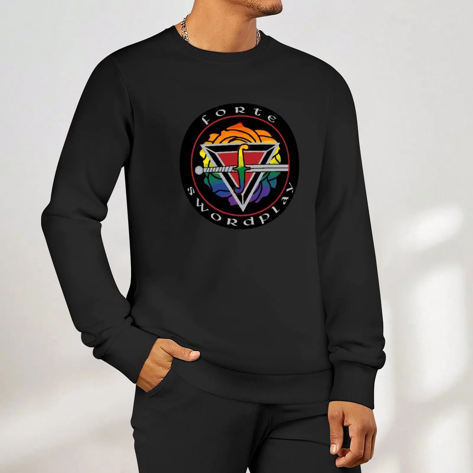 Forte Logo - Rainbow Pullover anime clothing autumn clothes korean autumn clothes anime clothes anime sweatshirt