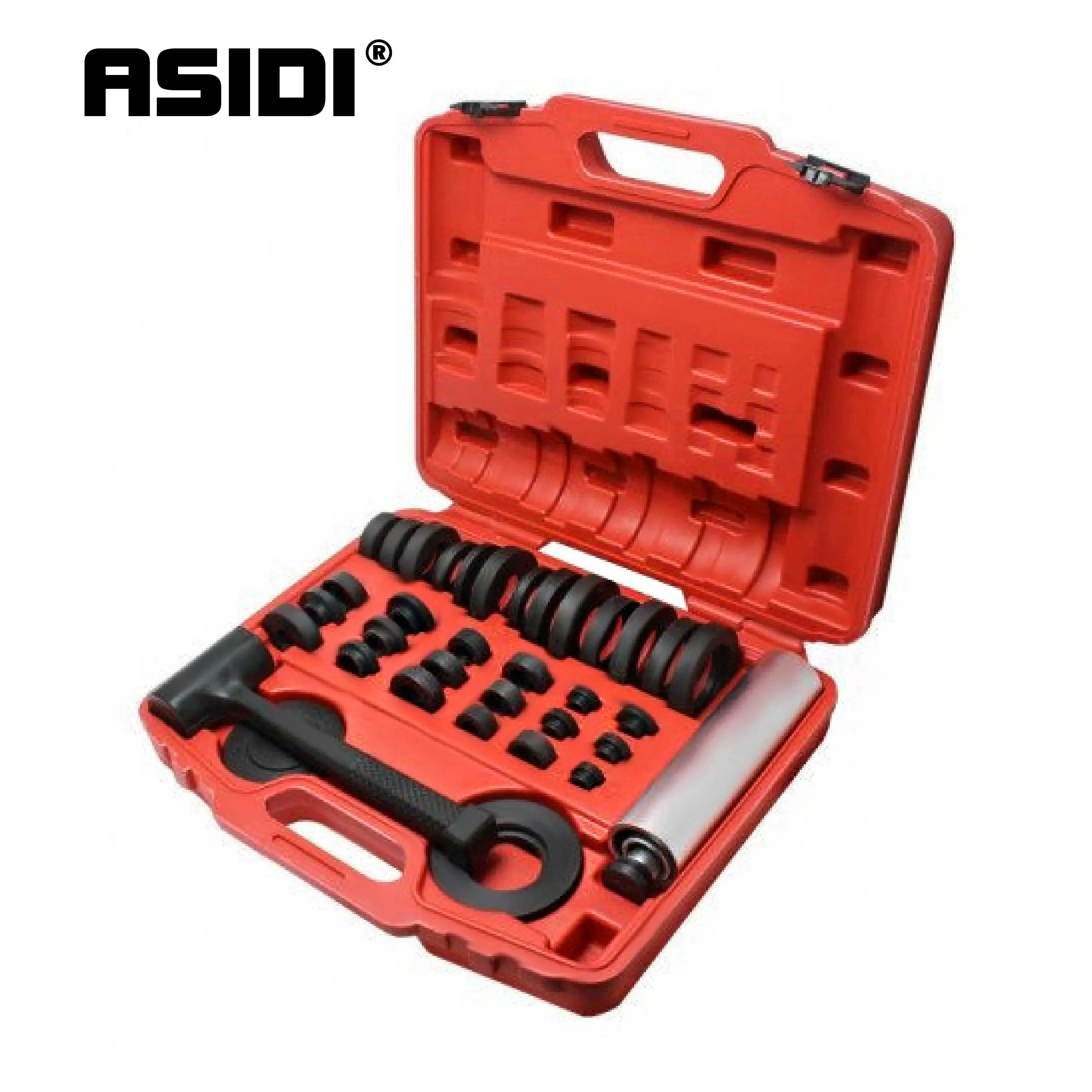 Custom Bushing Bearing Seal Driver Push Press Disc Tool Set 18-65mm