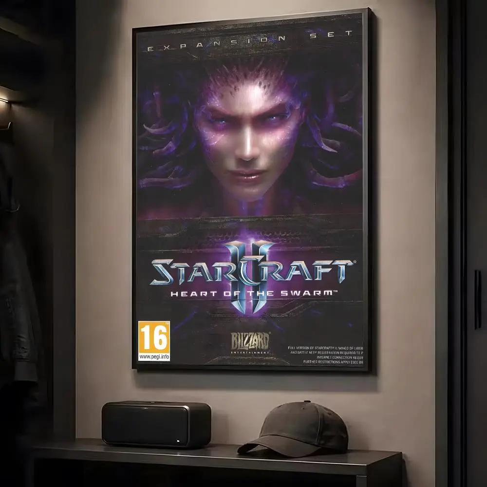 Картина по игре S-StarCraft 2, каллиграфия, HD-арт, декор для стен комнаты, водонепроницаемые декоративные картины для дома, гостиной, бара.
