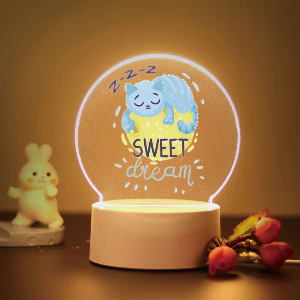 Sweet Dream Bear 3D Night light con decorazioni per la camera dei bambini i regali per la camera da letto dei bambini