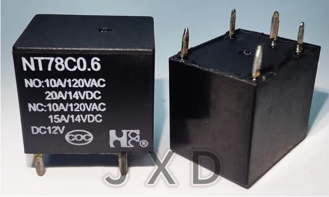 HOT NEW NT78C0.6 NT78C0 6 NT78C06 12VDC DC12V 12V relay 5PIN