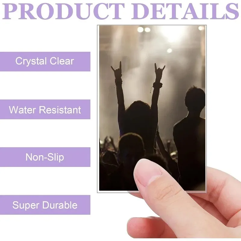 500 SZTUK Przezroczyste Koszulki na Karty Kpop, Ochraniacze na Karty Zdjęciowe Idolów, Albumów do Kart do Gier, Przezroczyste Folie PP, Koszulki Ochronne na Karty
