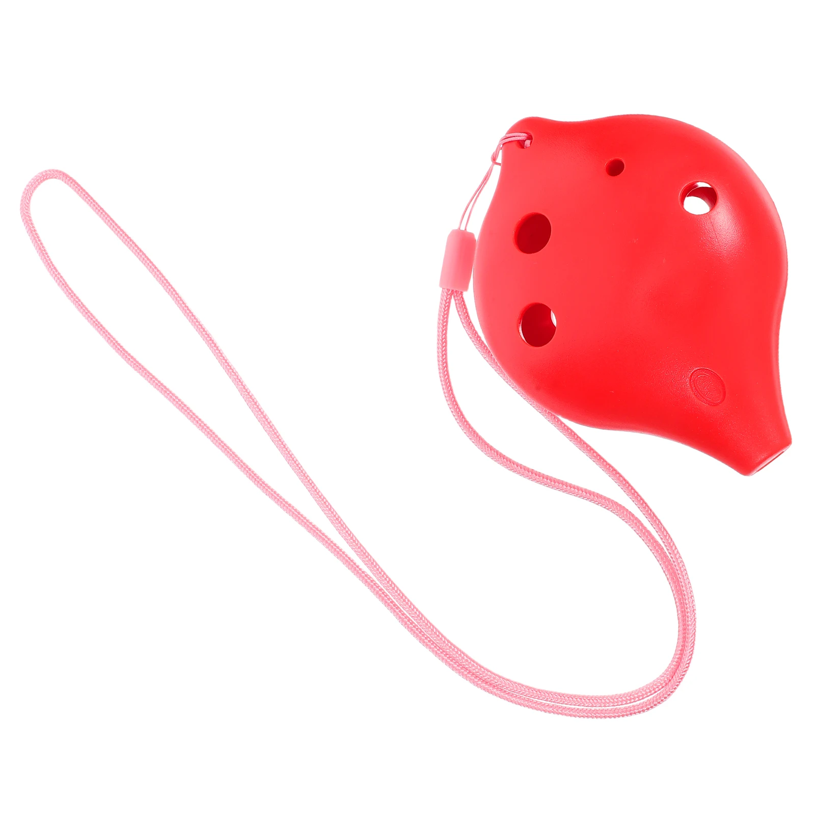 

Alto Six-hole Pottery Flute Children Ocarina Instrument Red Chinese Musical Kids