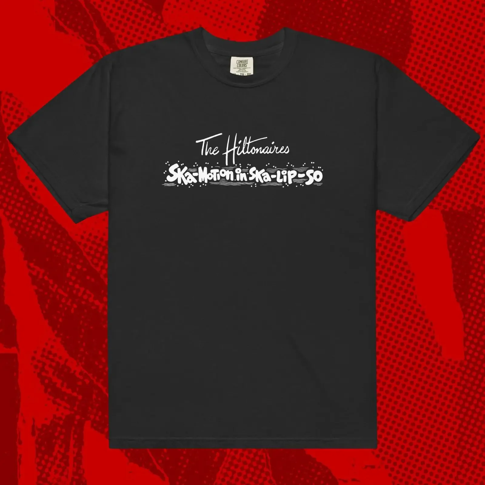Camiseta The Hiltonaires Ska Calypso Jamaica Reggae Desmond Dekker vintage lavada informal elegante transpirable versátil unisex