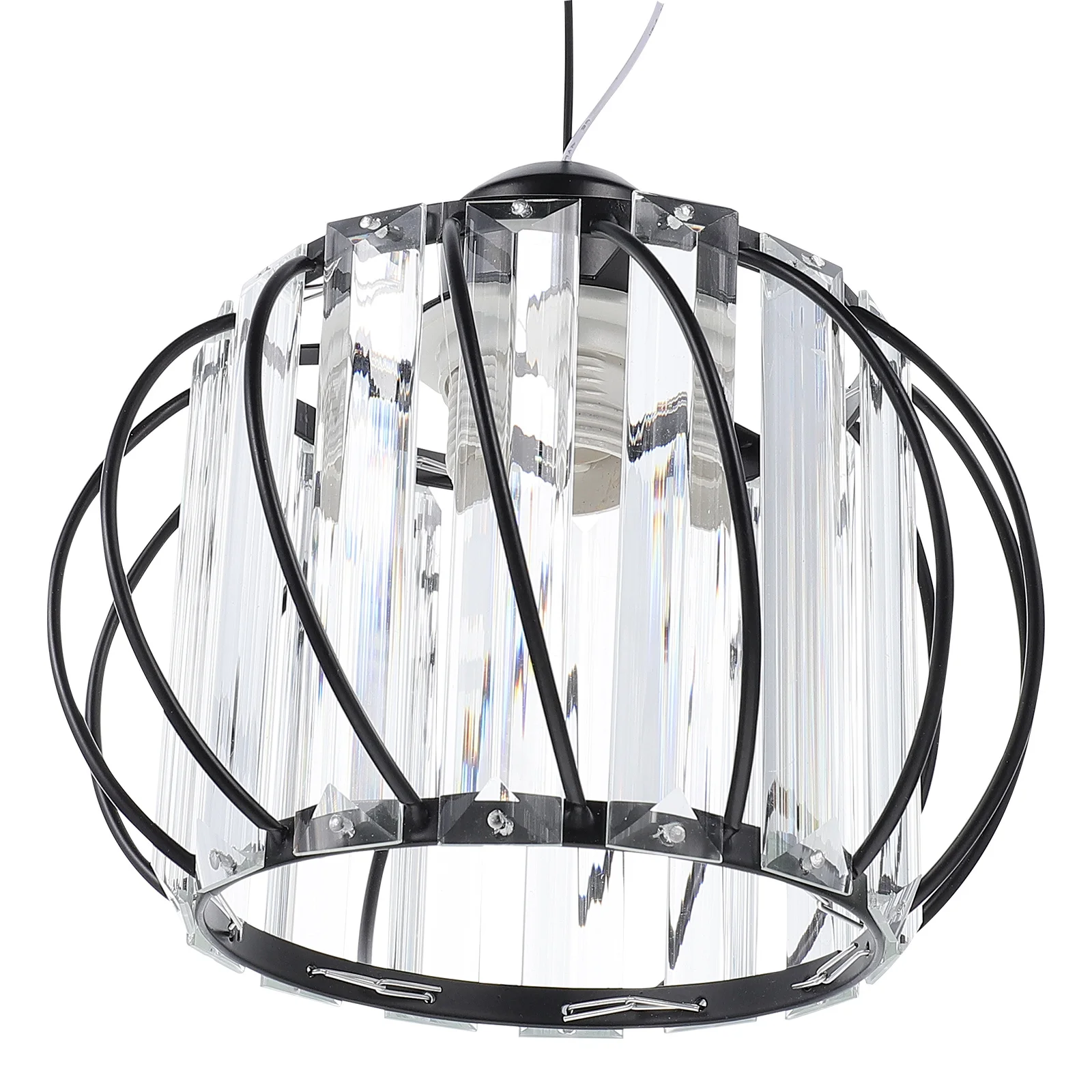 

1Pcs Crystal Single Head Chandelier Ceiling Lamp Balcony Corridor Hanging Pendant Light Ceiling Lamp