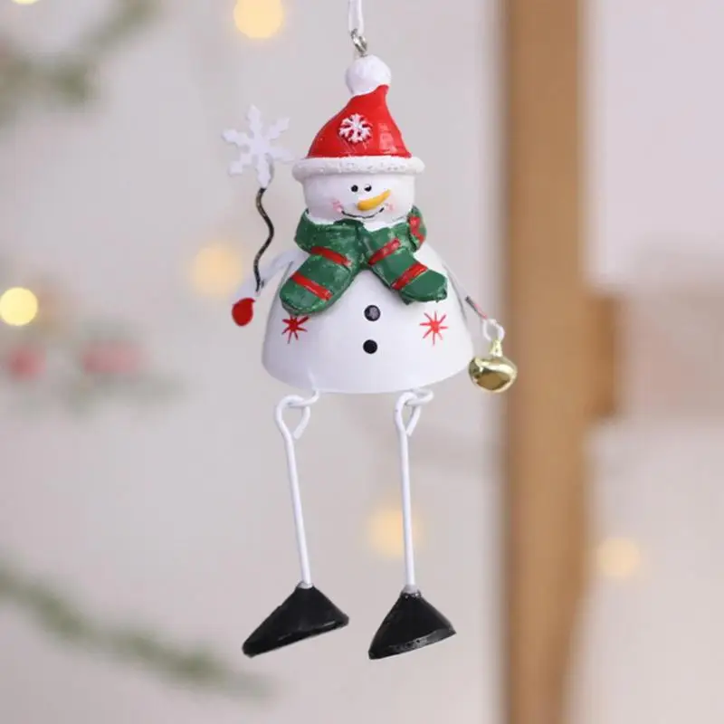 Santa Claus Ornaments Snowman Santa Claus Christmas Sturdy Pendant Christmas Tree Ornament Cute Charm For Christmas Tree Car