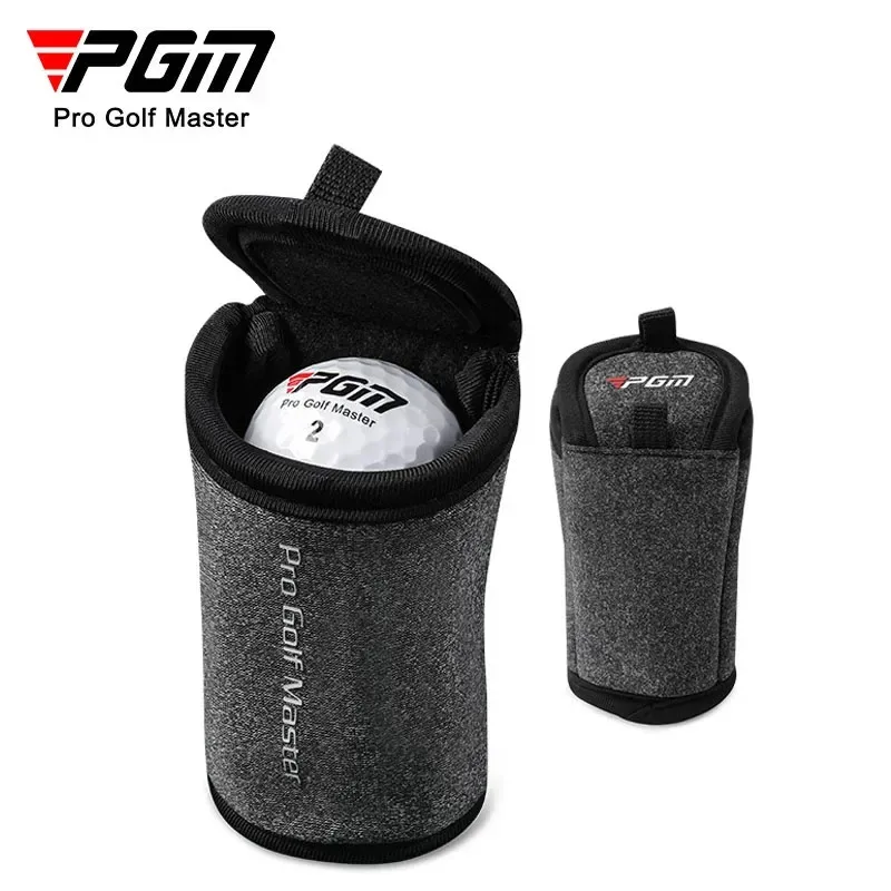 

PGM сумки для мячей для гольфа, защитная утолщенная плюшевая удобная мини-мужская и женская поясная сумка, вмещающая 2 мяча SOB015