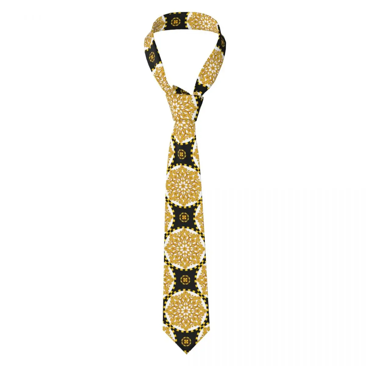 

Barocco Golden Neckties Fashion Neck Ties for Men Accessories Gravatas Gift