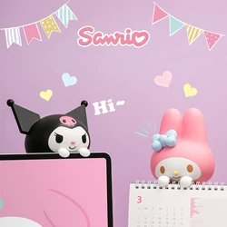 Korea Sanrio Indoor Air Freshener Mymelody Kuromi Car Interior Perfume Bedroom Aromatherapy Fragrance Anime Plush for Girls Toys