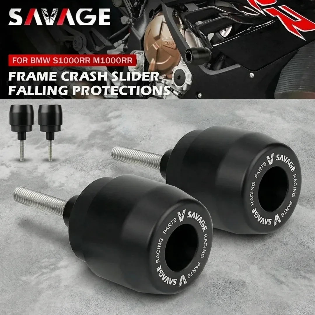 SAVAGE Heavy Duty Frame Slider Crash Protection for BMW S1000RR/M1000RR - Motorcycle Fairing & Engine Guard