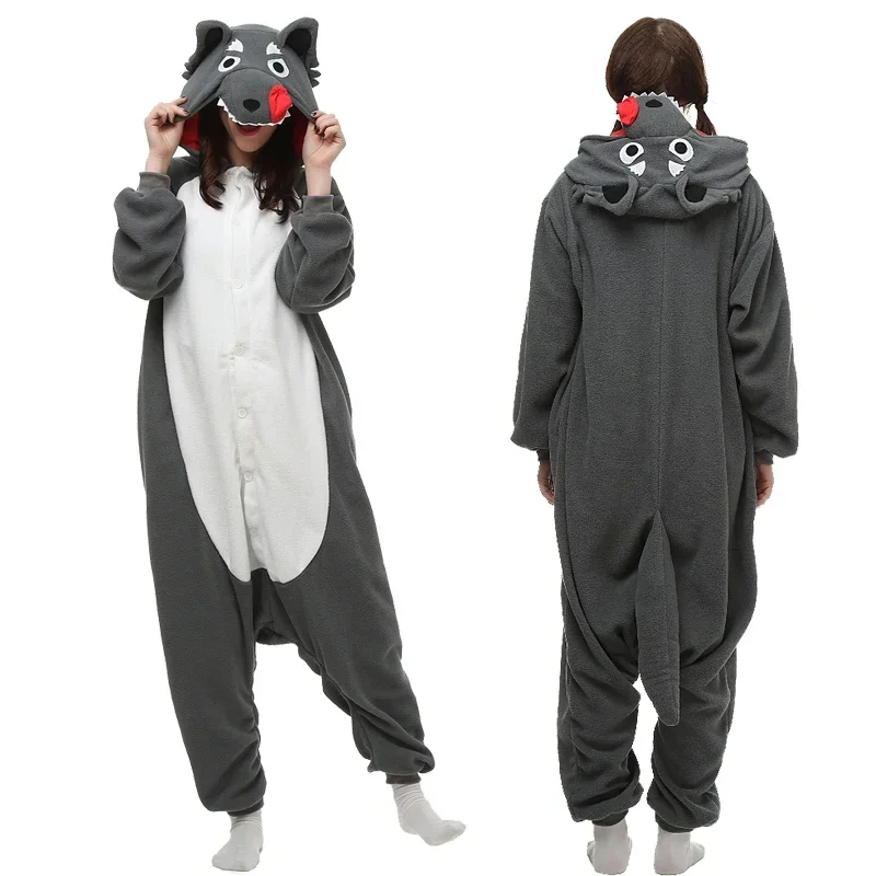 Adults Kigurumi Unicorn Onesies Toothless Dragon  Pajamas Jumpsuit Homewear Halloween Party Bear Cat Panda Cosplay Costume