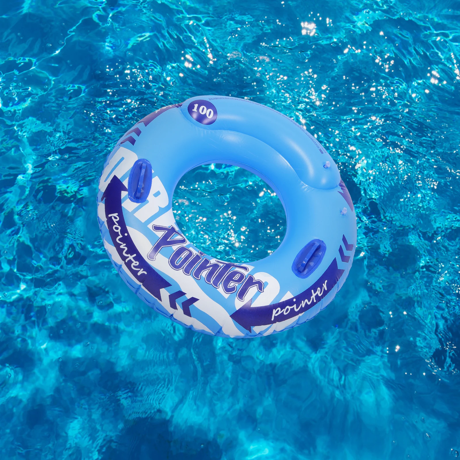 

Double Swim Ring 100CM PVC Inflatable Pool Float H Reusable Summer Swimming Accessory Outdoor Water Activity