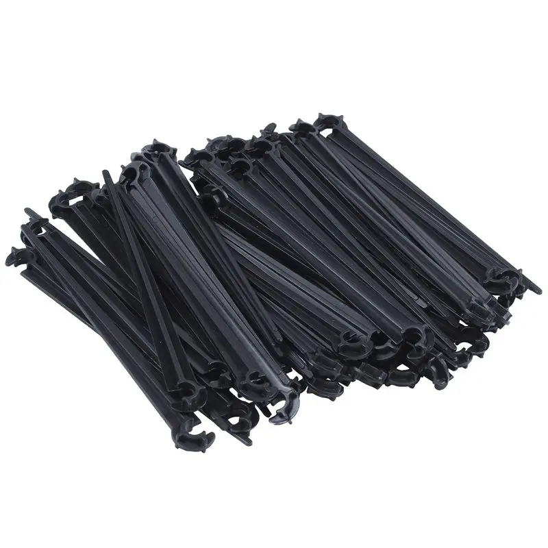 ABKJ-500Pcs C-Shaped Garden 4 / 7Mm Drip Irrigation Pipe Bracket Bracket Fixed Rod Drip Irrigation Irrigation Fittings