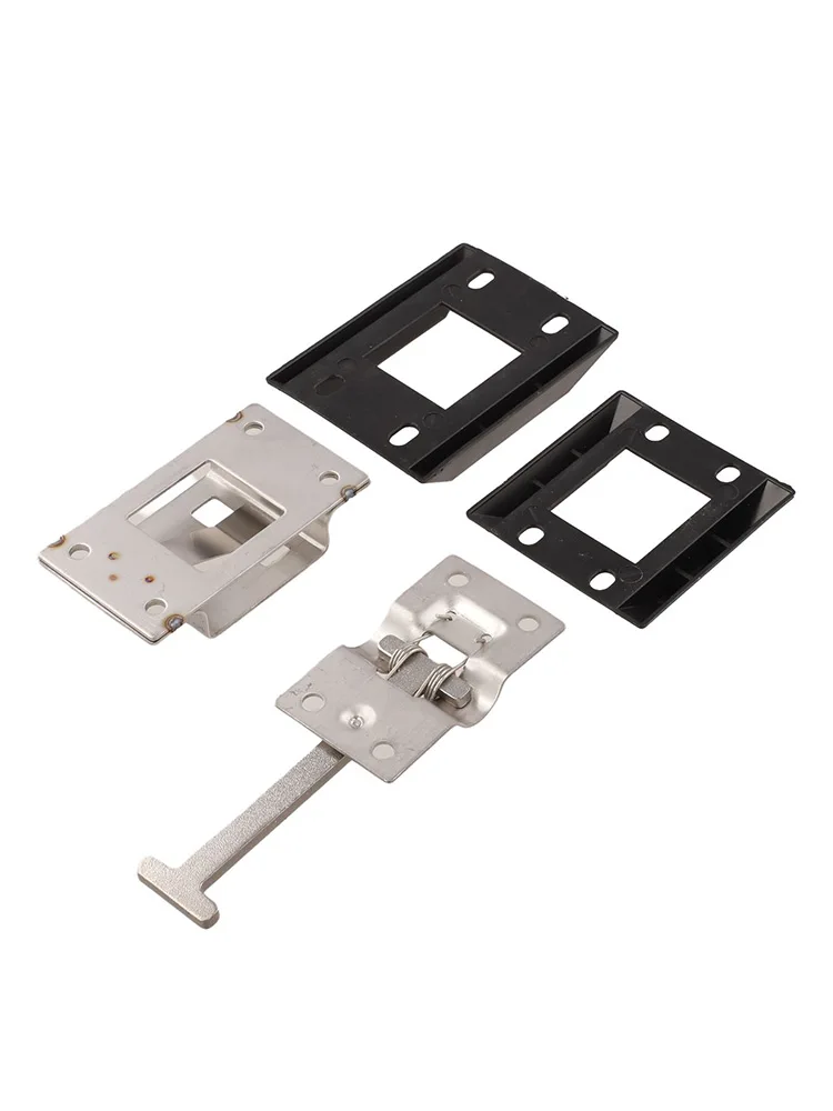 Metal Door Clamp Lock Heavy Duty 304 Stainless Steel T Shaped for RV Camper Van Trucks Outdoor Weatherproof Use