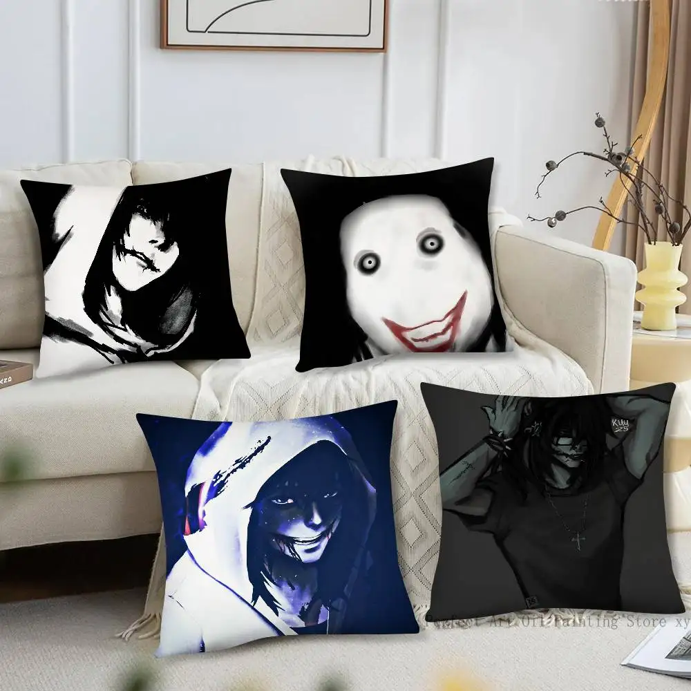 1pc U-Urban Killer Jeff Pillow Case Fashion Square Pillowcase Bedroom Sofa Room Ins Decoration Leisure