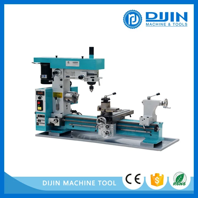 2023 sell hot mini lathe mill drill 3 In 1 Mill Drill HQ800 Mini Machine metal lathe machine Made in China