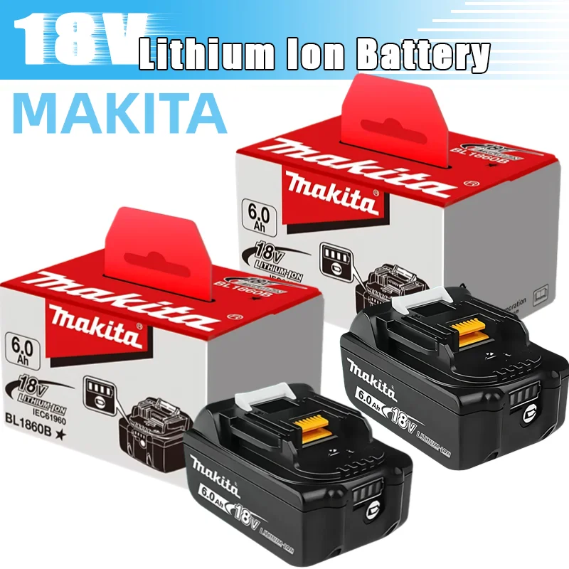 

Genuine For Makita 18V Battery 6000mAh Replacement for BL1840 BL1850 BL1830 Makita Cordless Tool Battery