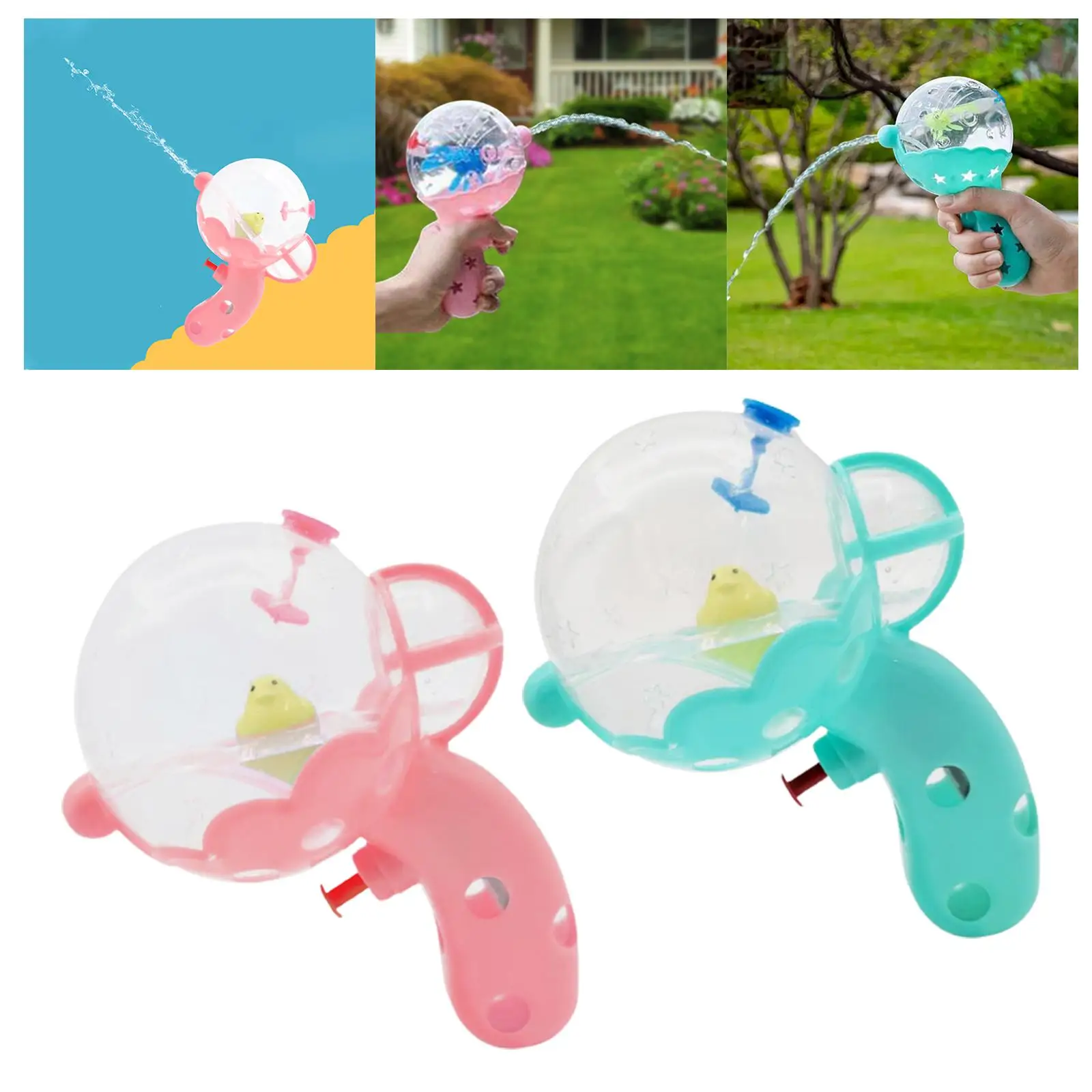 Children's Water Pistol Summer Toy 13ml Transparent box Squirt Water Blaster