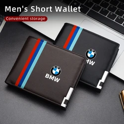 Portafoglio in pelle da uomo Slim License Bank Card Storage borsa accessori per auto per BMW E46 E90 E60 F10 E39 F30 E36 F20 E87 E70 E30 G30