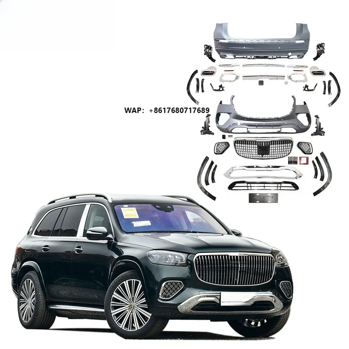 

Factory Refit Retrofit Body Kit for GLS X167 2020 2021 2022 2023 2024 2025 2026 Upgrade to Car Bumper Assembly