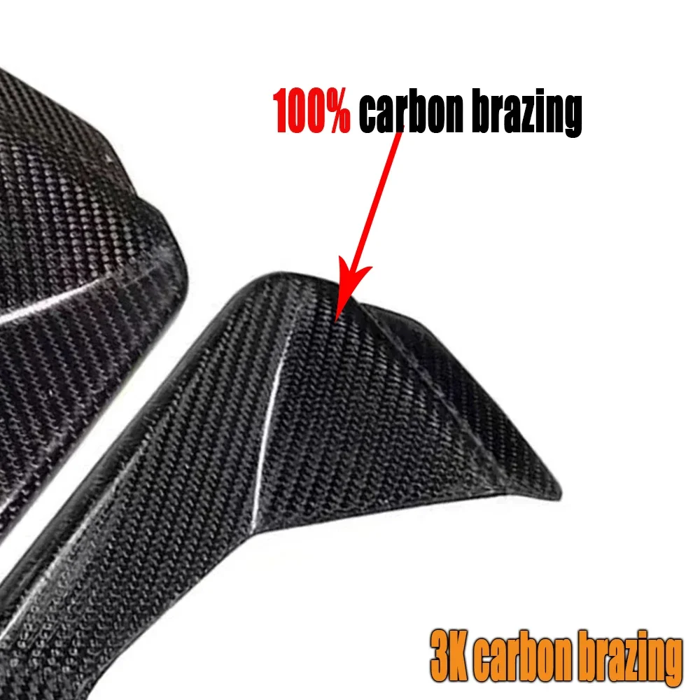 Per la puglia RS660 100% 3K dry carbon accessori moto labbro inferiore labbro anteriore spoiler ad ala fissa 2021 2022 2023