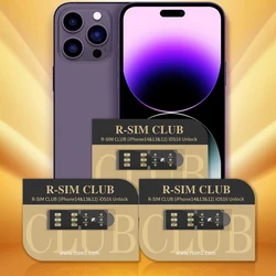 R-SIM18 클럽 Rsim 클럽 R-SIMCLUB, CPU 잠금 해제 카드, SIM 카드 스티커