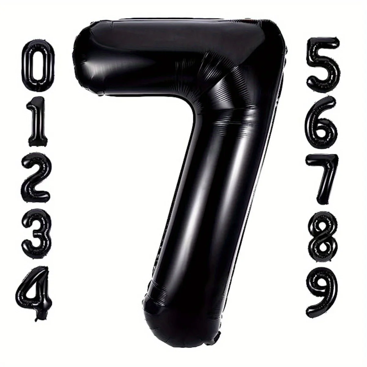 40 Zoll schwarze große Folien-Geburtstagsballons Helium-Zahlenballon 0-9 Alles Gute zum Geburtstag Hochzeit Party Dekorationen Dusche Große Figuren