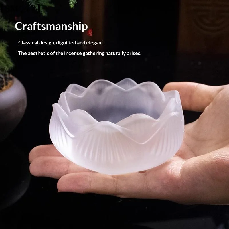Home Fragrance Zen - Porta Incenso Creativo in Vetro Cristallo