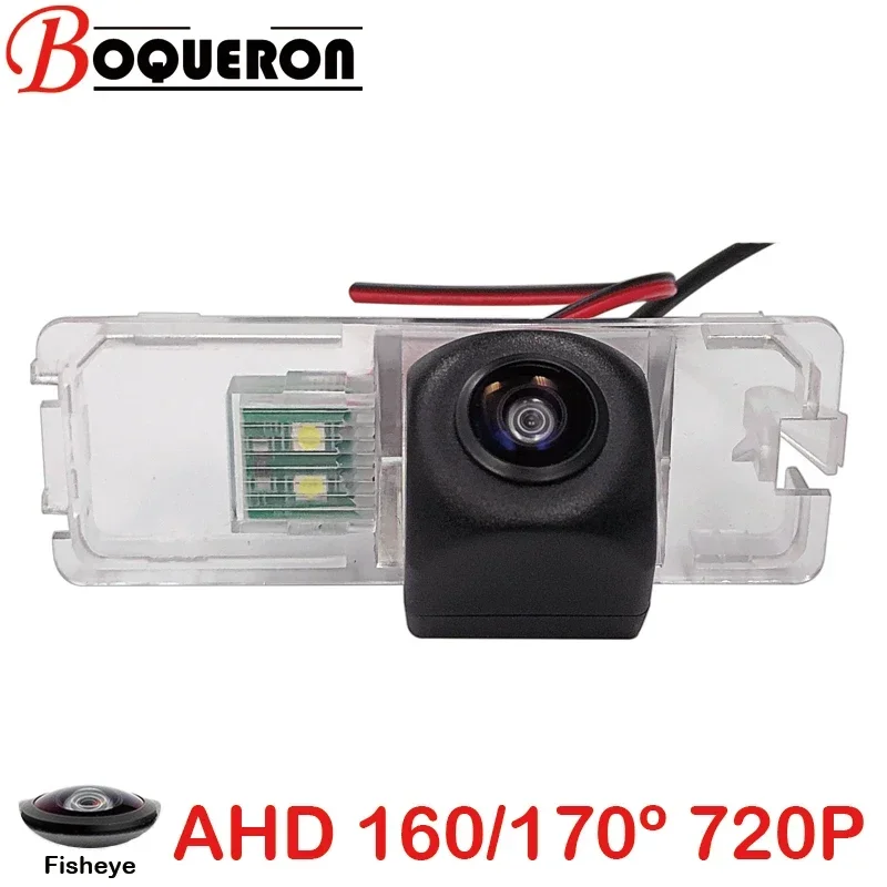 Fisheye 170 720P HD AHD Car Vehicle Rear View Reverse Camera For SEAT Altea Leon Ibiza 6L 6J Alhambra Ateca Exeo Toledo Cordoba