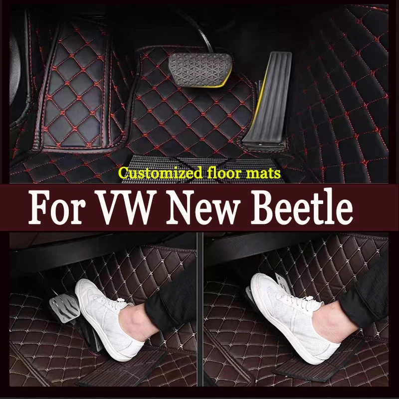 Auto Fußmatten Für VW VW New Beetle Cabrio 1998 ~ 2011 Wasserdichte Teppich Tapetes Para Automovil Auto Matten Auto zubehör