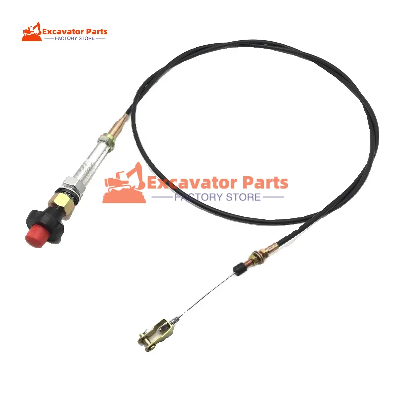 Hot sale Excavator Spare Parts Throttle Cable  For SWE50 60 70 80  Excavator accelerator cable