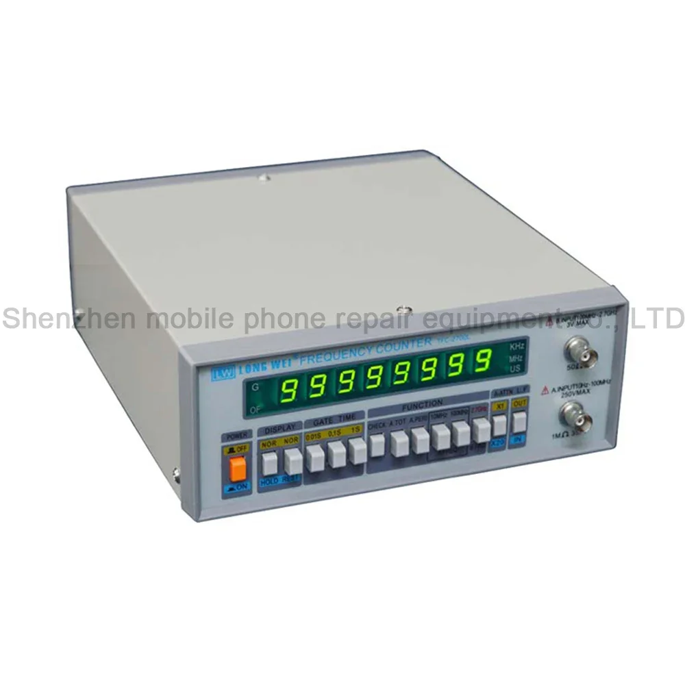 Imagem -05 - Medidor de Frequência de Alta Precisão Multifuncional Led Display Instrument Alta Resolução Tfc2700l 10hz-27 Ghz