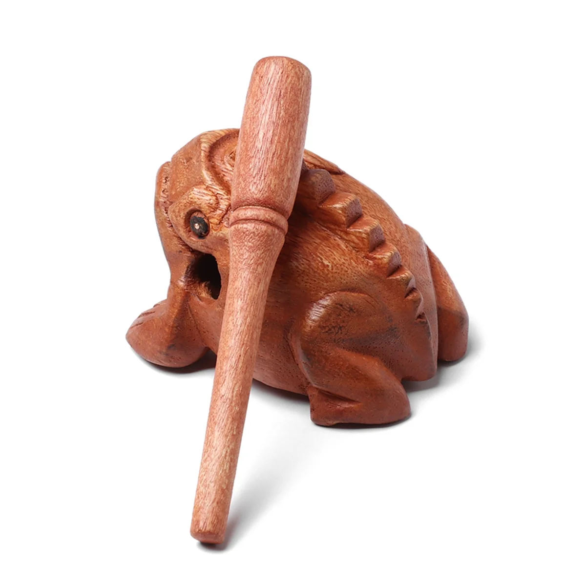 Carved Croaking Wood Percussion Musical Sound Wood Frog Tone Block Toys