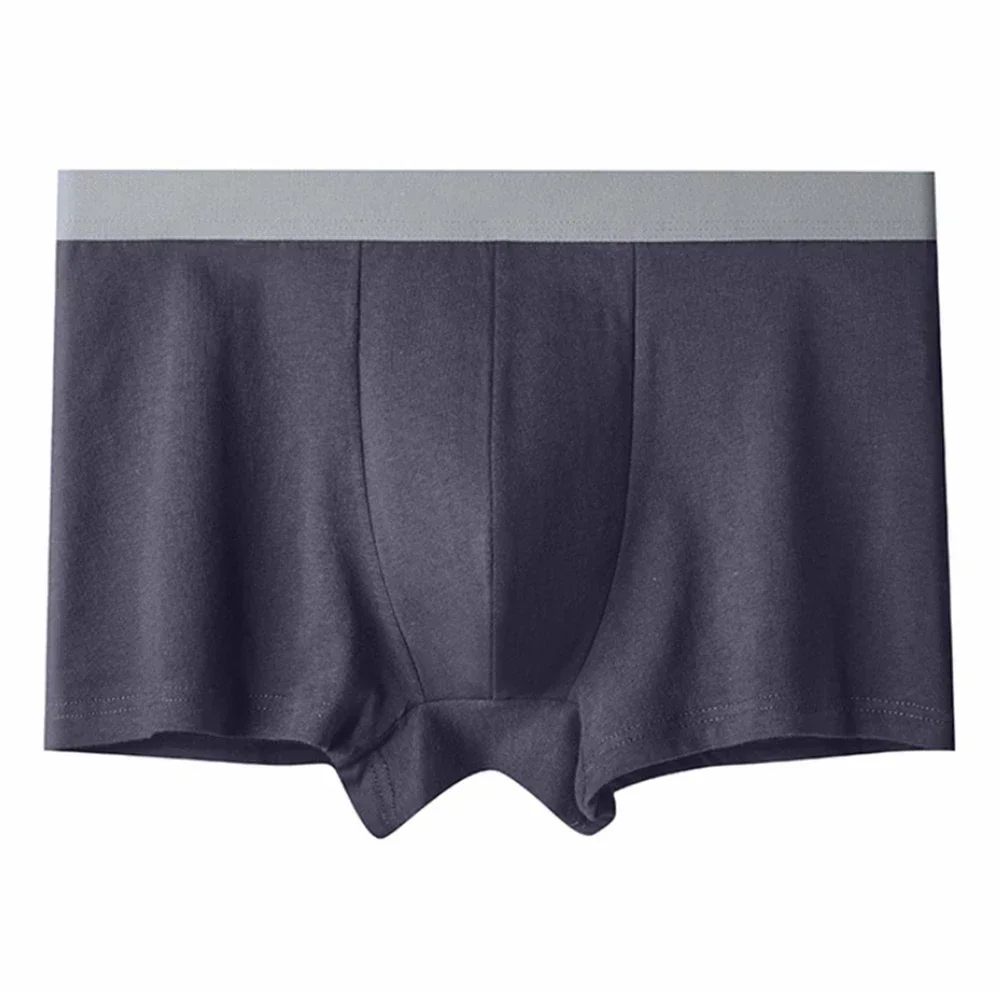Sous-vêtements pour hommes Boxer slips coton grande taille ample Simple basique confortable Shorts U poche convexe caleçon masculin