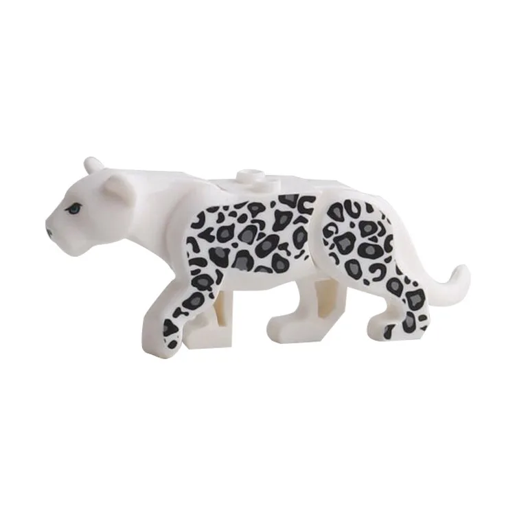 Die Zoo Afrikanische Tier Elefanten Kamel Hirsch Giraffe Gorilla Pferd Tiger Bausteine Mini Action Figure Ziegel Spielzeug Kinder Geschenk – Detail 10