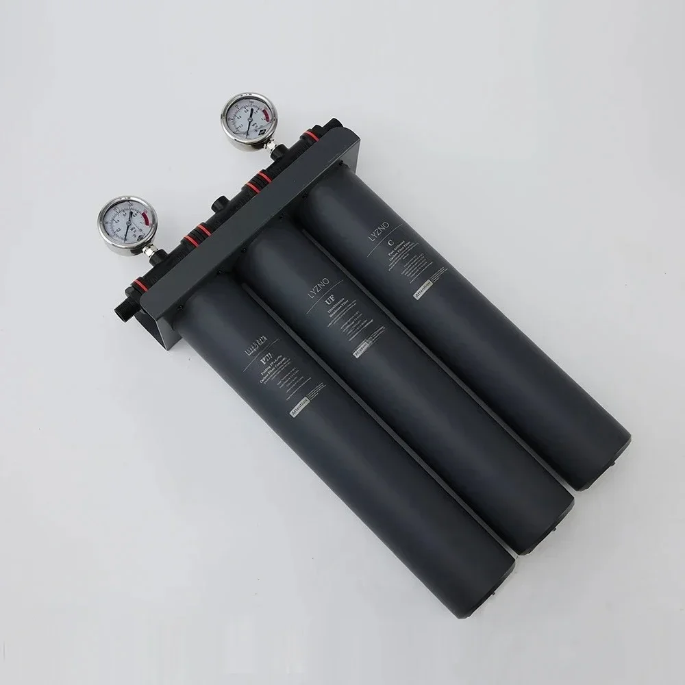 2025 High Flow Water Filtration Activated Carbon Up PAC Carbon Counter Top Water Filter 1 2 3 4 Stages Commercial Filter System