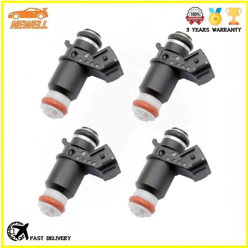 1/2/4pcs 49033-0009 490330009 Fuel Injector For Kawasaki NINJA ZX-6R ZX636 2005-2006 ZX-6RR ZX600 2005-2006 Motorcycle Nozzle