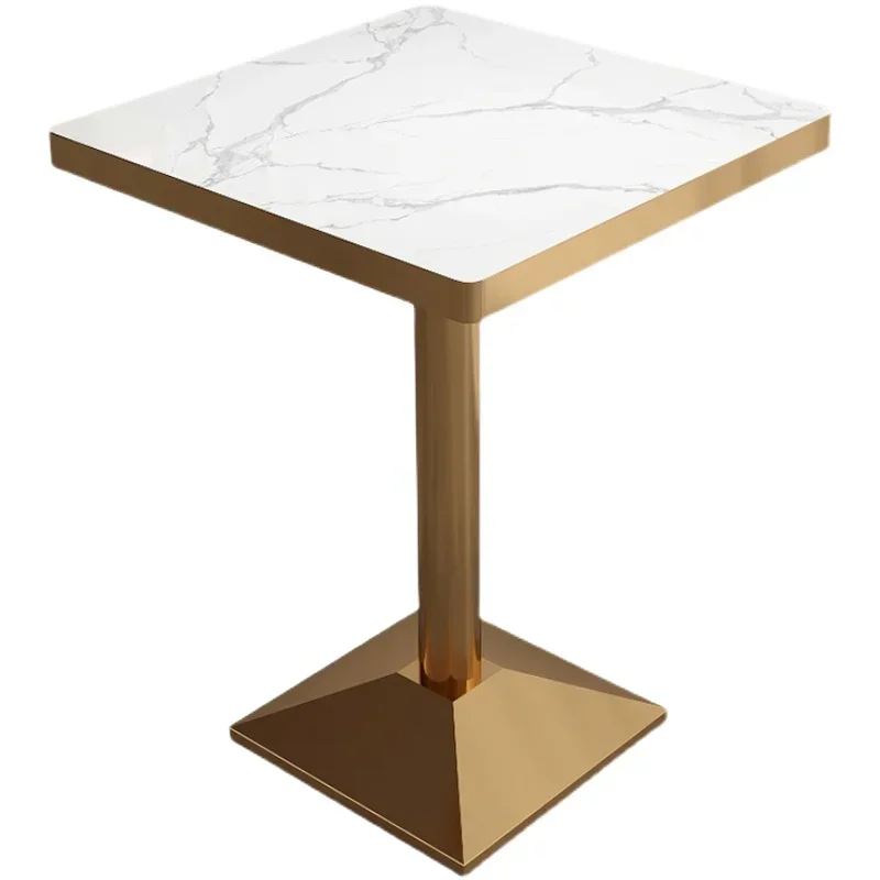 Mesas De centro redondas De lujo, consola De diseño blanco, mesa De centro nórdica, comedor, mesa De Bistro Premium moderna, muebles para el hogar