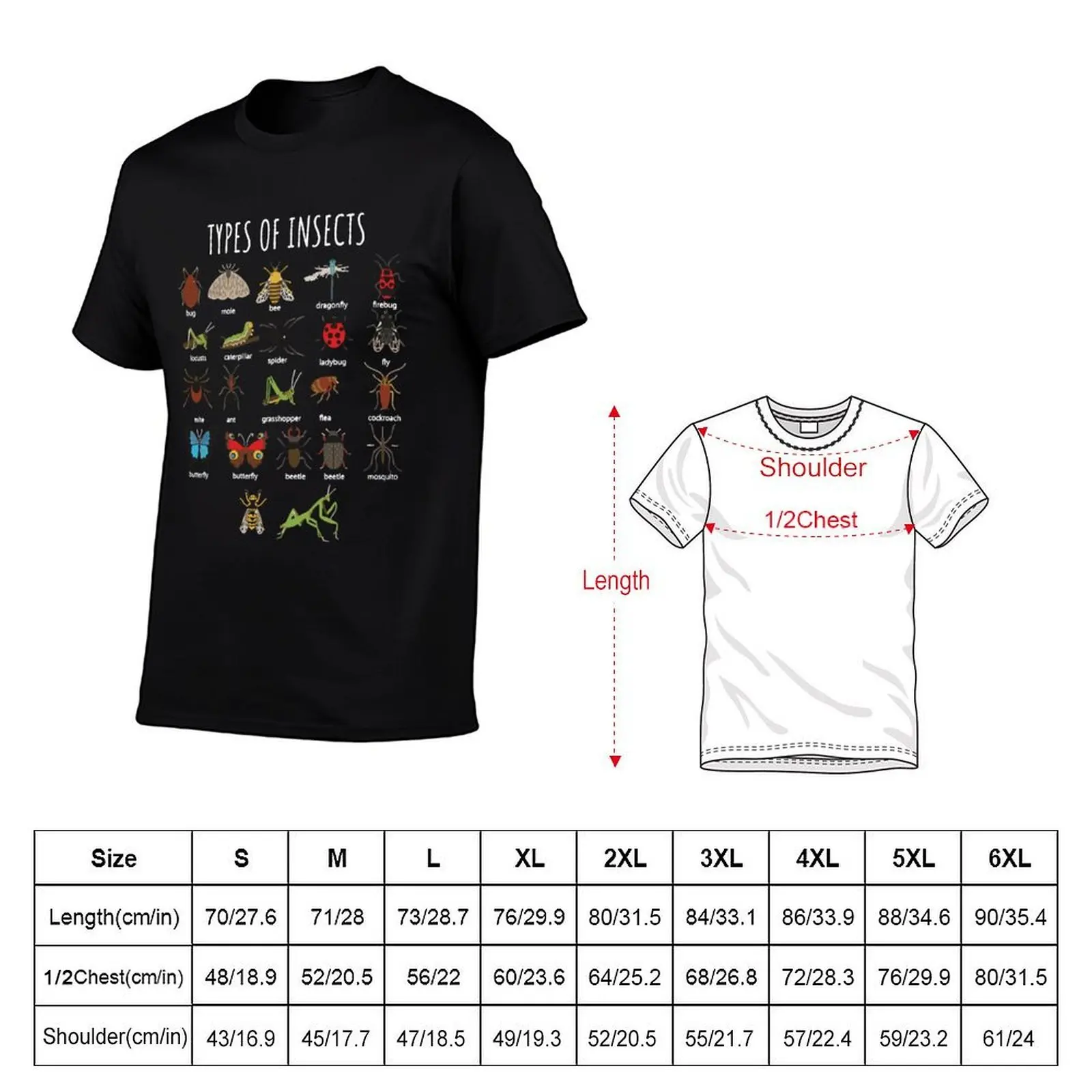 Kids Types Of Insects T Shirt Bug Identification S T-Shirt funny gifts luxury t-shirt mens graphic t-shirts pack