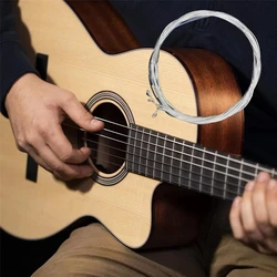 Classical Guitar Strings Set Plating Super Light Classic Guitar Clear Nylon Silver Strings Silver Plated Copper
