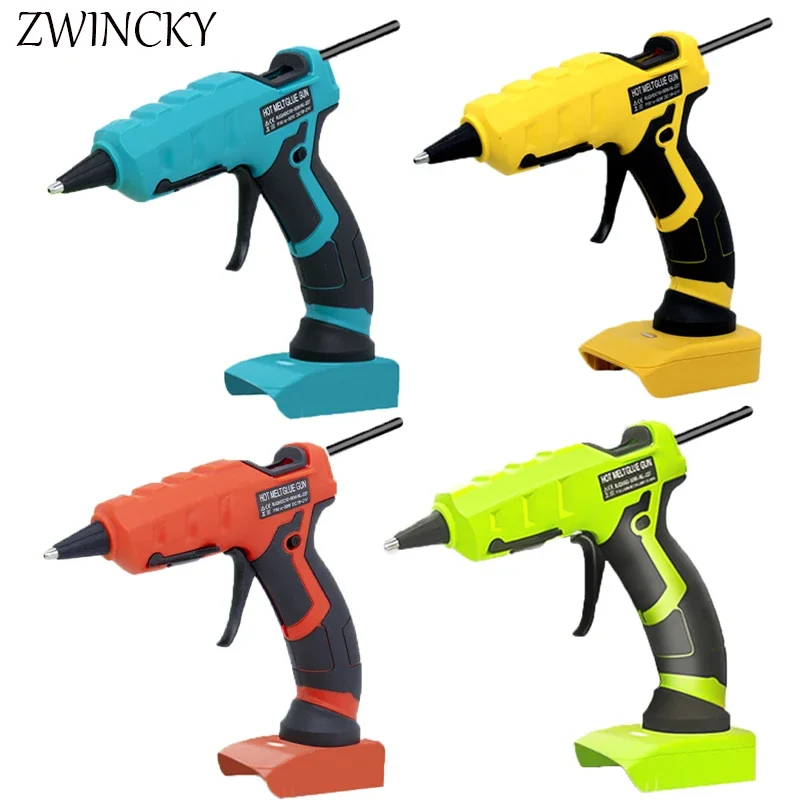 

Hot Melt Glue Gun For Makita/DEWALT/BlackDecker/Milwaukee/Bosch 18V Lithium Battery Electric Repair Tool with 30pc Glue Sticks