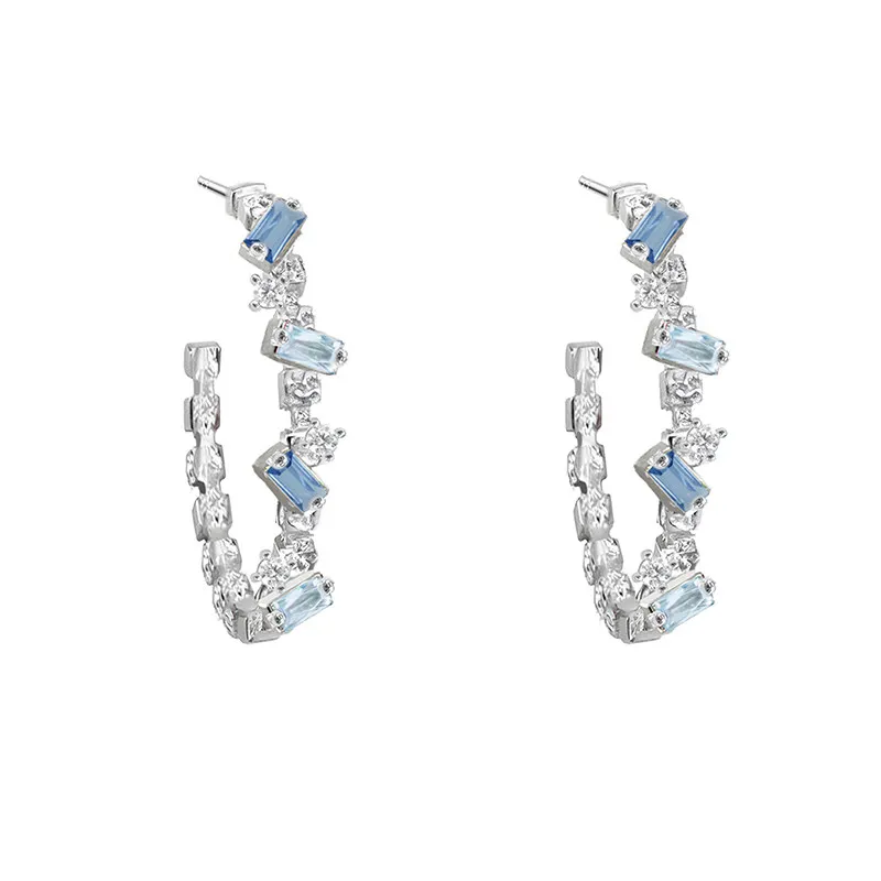 MASW Original Design Luxury Temperamen Zircon Earrings For Women Party Gifts Trendy Jewelry Delicate Popular Accessories