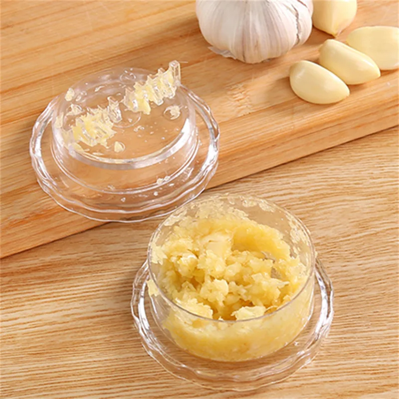 

Twist Garlic Press - Plastic Garlic Mincer & Crusher Box, Easy-Clean Kitchen Tool for Puree, Paste & Stirring - Creative Helper