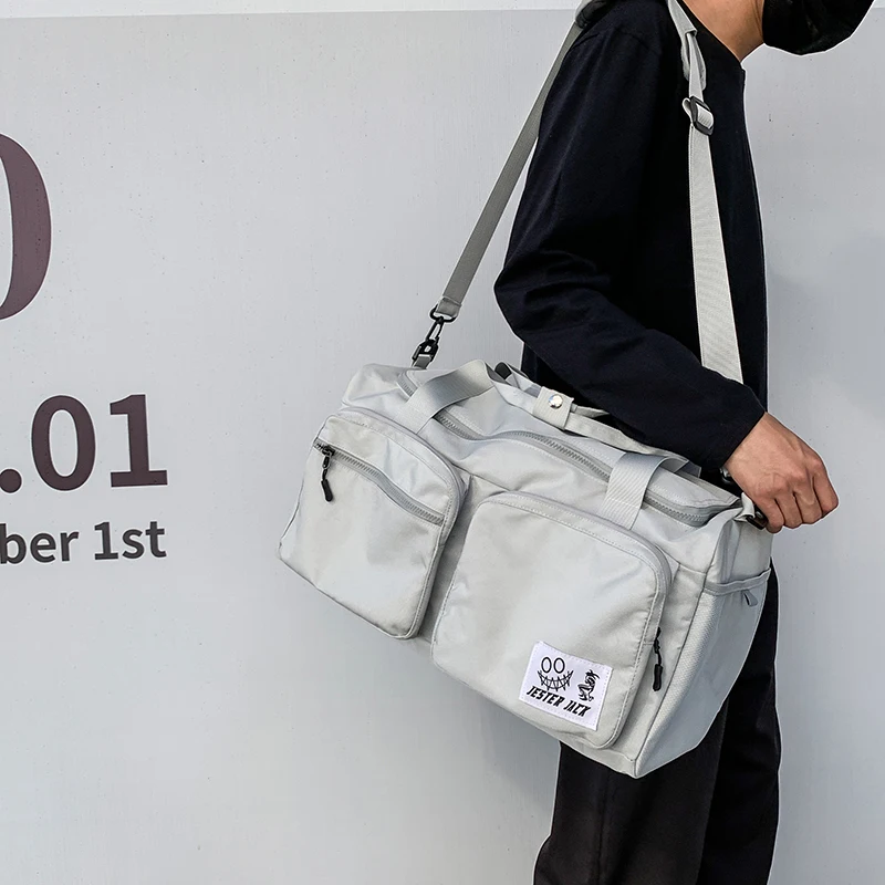 

Large Capaci Leisure Travel Bag Men's Casual Handheld Lage Sports Fitn Bag ort Trip Storage Bag Faion Trend