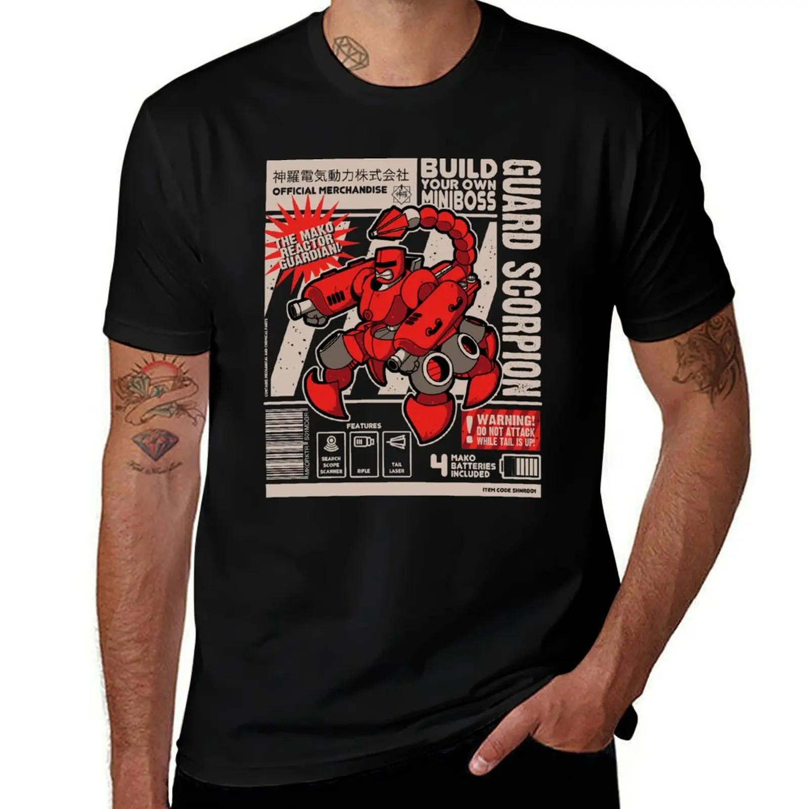 

Build Your Boss - Guard Scorpion T-Shirt croswit shirt man luxury designer funny shirt cotton topping Men's t-shirts