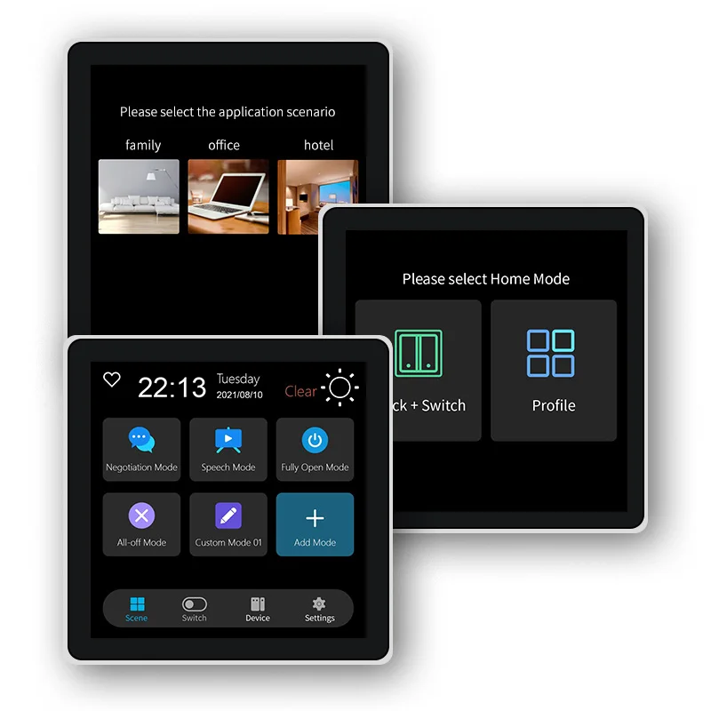 Zigbee Smart Home Light Switch e Scene Panel, Tuya App Control, Interruptor de Controle Remoto, Novo, 2022