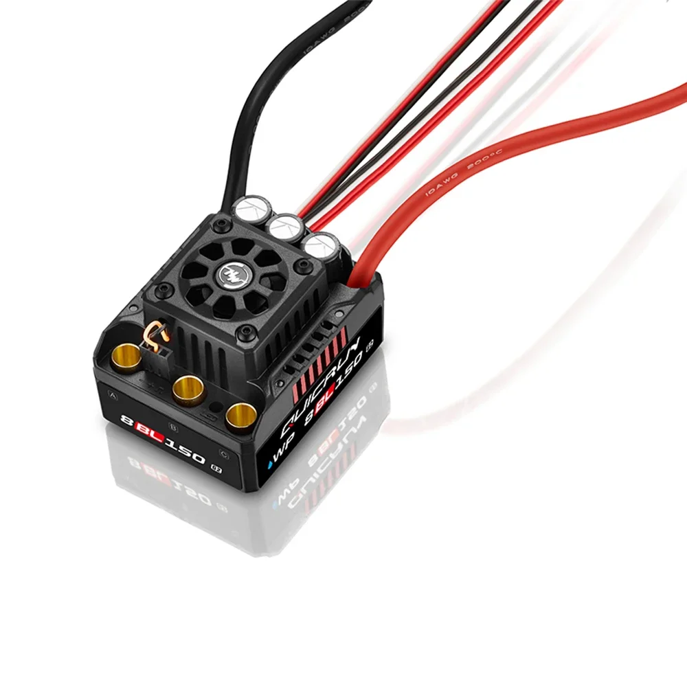 

HOBBYWING QuicRun WP 8BL150 G2 3-6S 150A Brushless ESC for 1/8 RC Model Car LCD LED ESC Program Card Buggy Accessories