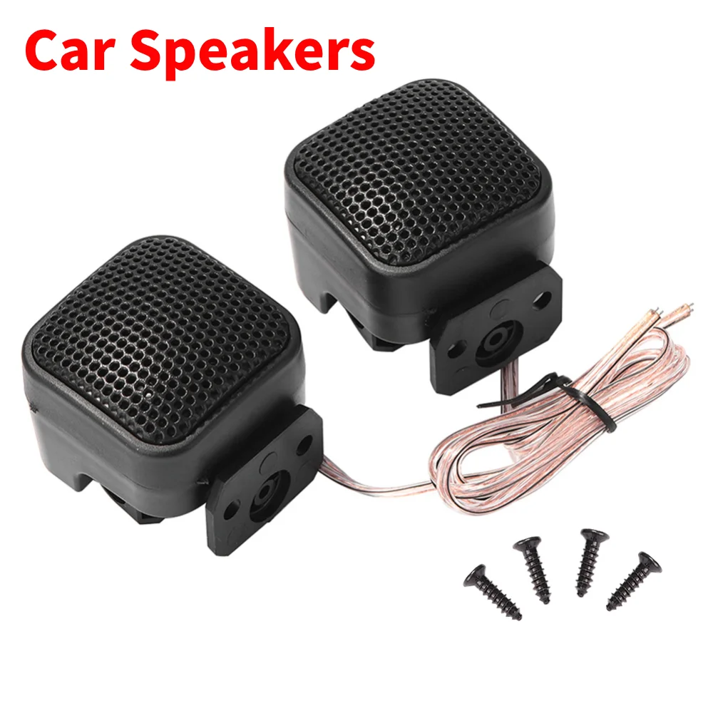 1Pair  Audio Loudspeaker Universal Car Speakers Mini Treble Loudspeaker Car Audio Speakers12V DC Auto Horn for Car Audio System