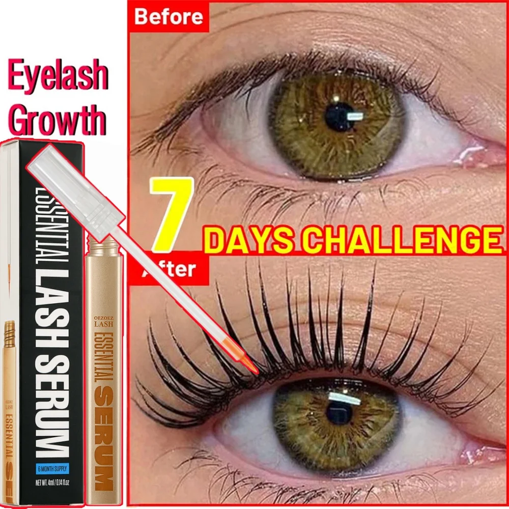 Fast Eyelash Growth Serum Natural Eyelashes Enhancer Longer Thicker Eyebrows Lift Essence Fuller Lashes Eye Care Korean Cosmetic