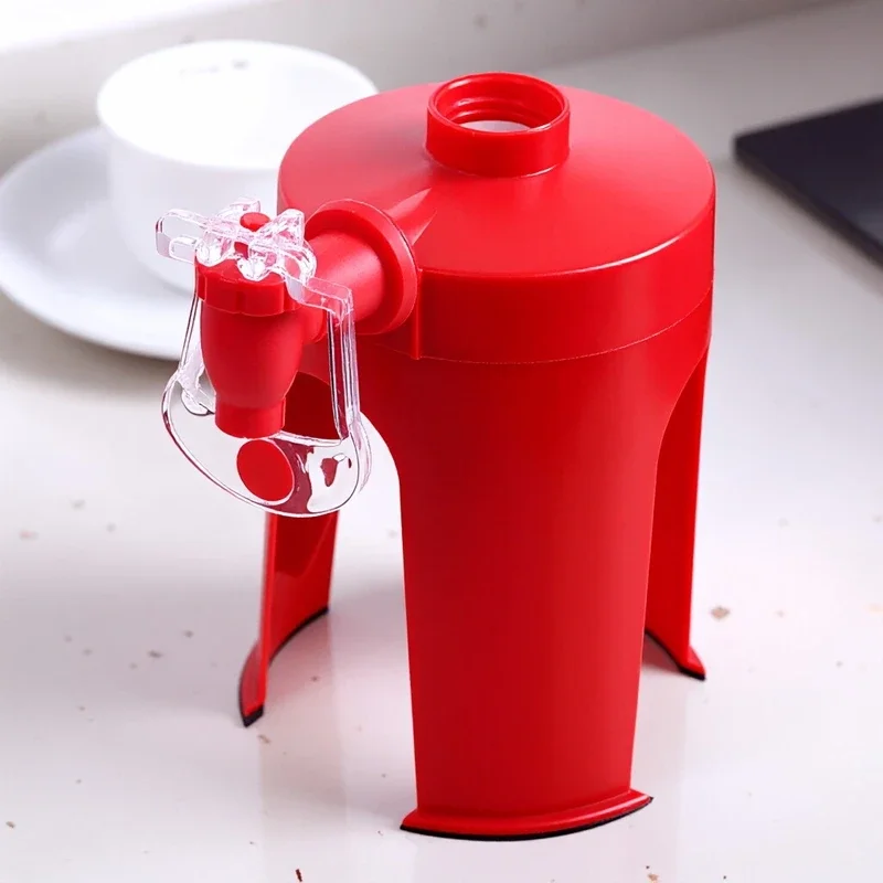 Inverted Soda Dispenser for Bottles Upside Down Drinking Fountain Hand Pressure Carbonated Beverage Dispenser Kitchen Tools